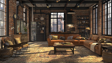 loft风格客厅