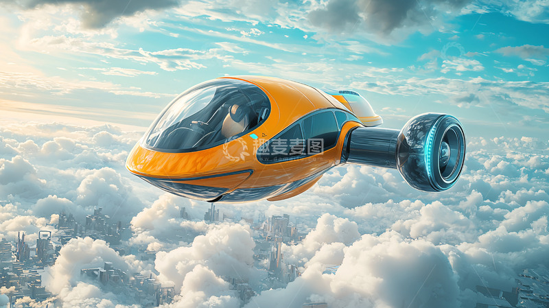 高清大图下载【趣麦麦图】未来飞行器