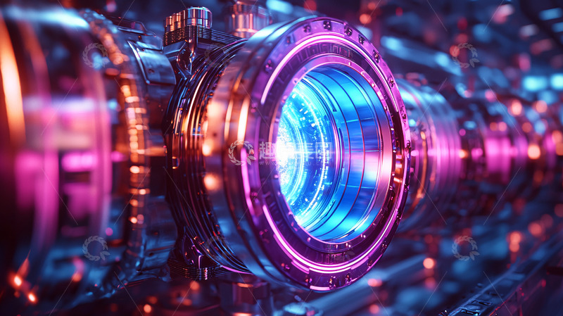 高清大图下载【趣麦麦图】科技感十足的金属管道