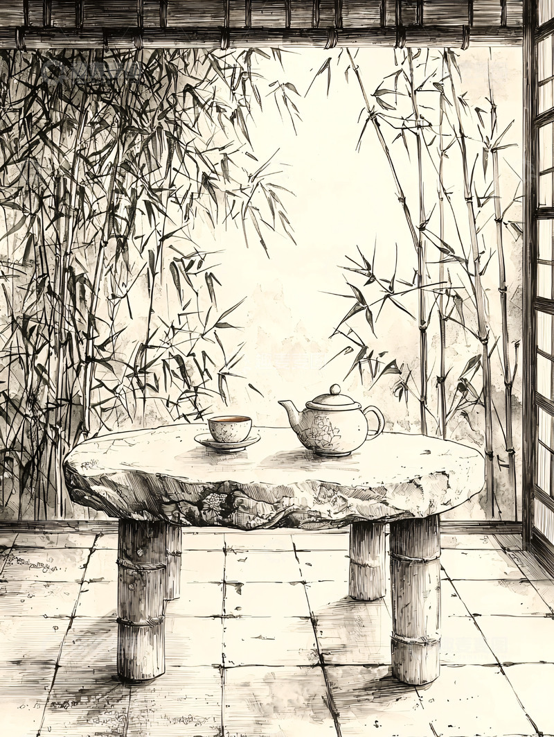 高清大图下载【趣麦麦图】水墨画