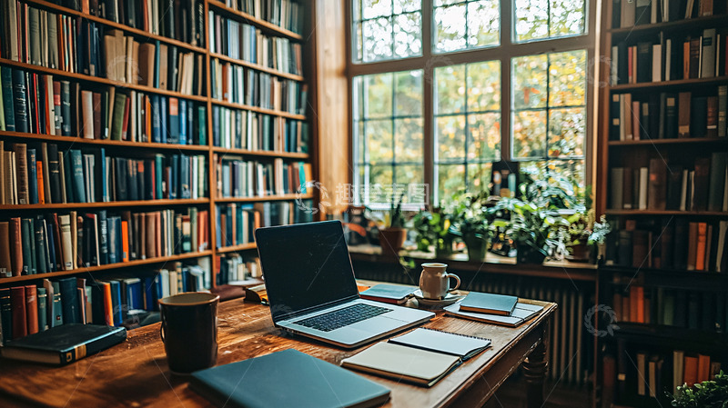 高清大图下载【趣麦麦图】书房