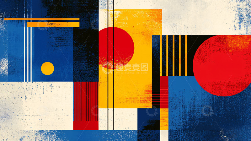 高清大图下载【趣麦麦图】抽象几何艺术