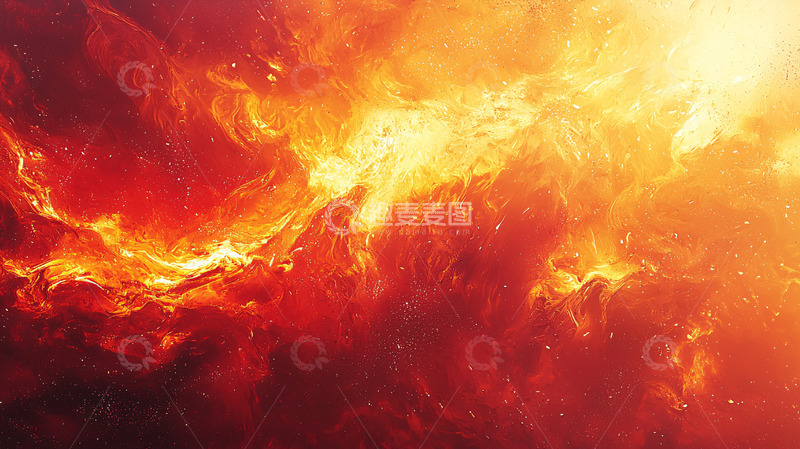 高清大图下载【趣麦麦图】火焰般的星云宇宙景象