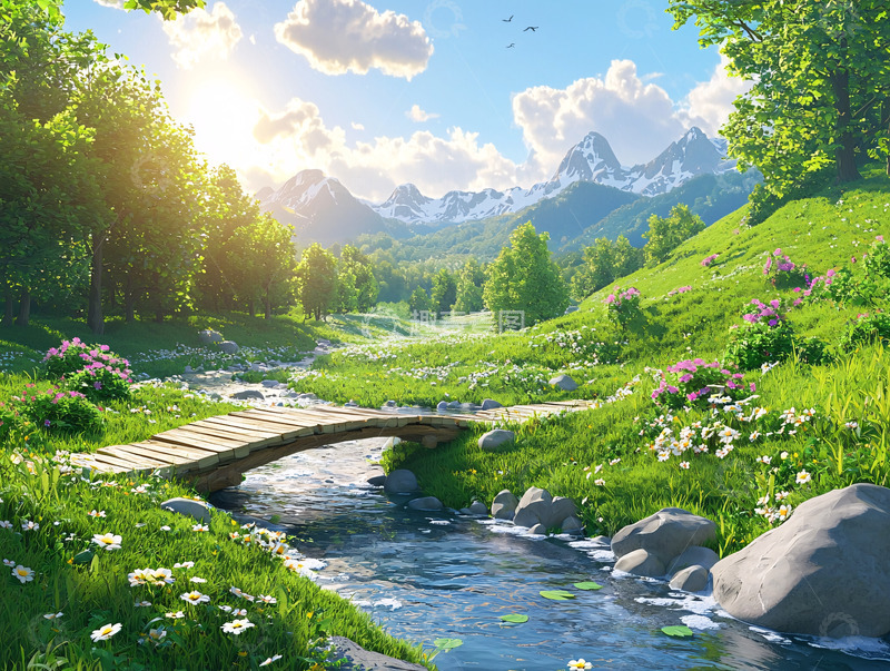 高清大图下载【趣麦麦图】生机勃勃的自然风光