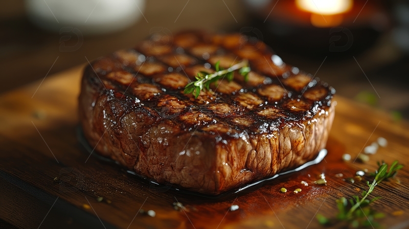 高清大图下载【趣麦麦图】高清摄影西餐烤肉牛排特写