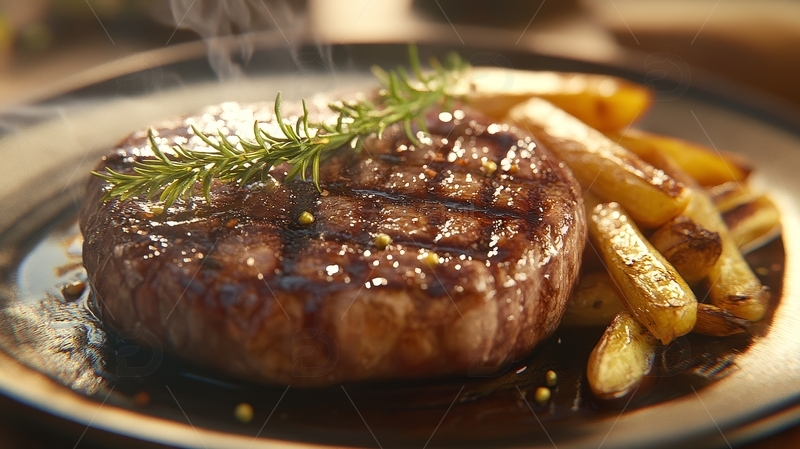 高清大图下载【趣麦麦图】高清摄影西餐烤肉牛排特写11