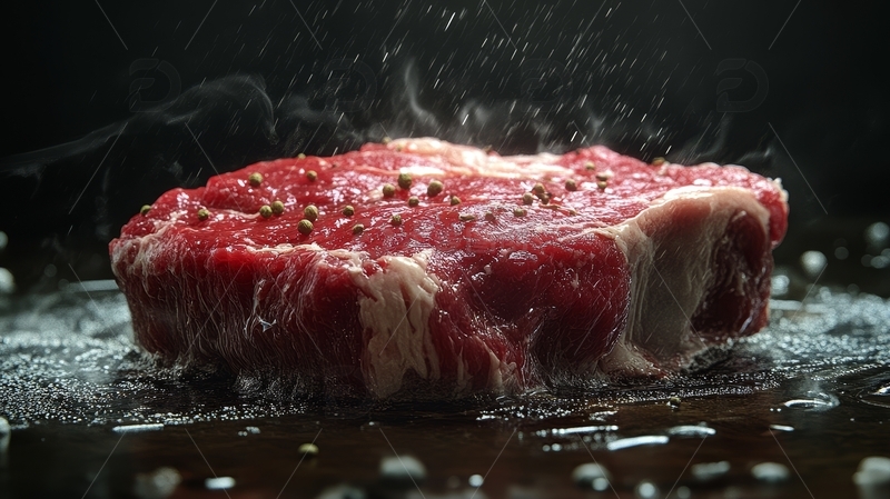 高清大图下载【趣麦麦图】高清摄影西餐烤肉牛排特写9