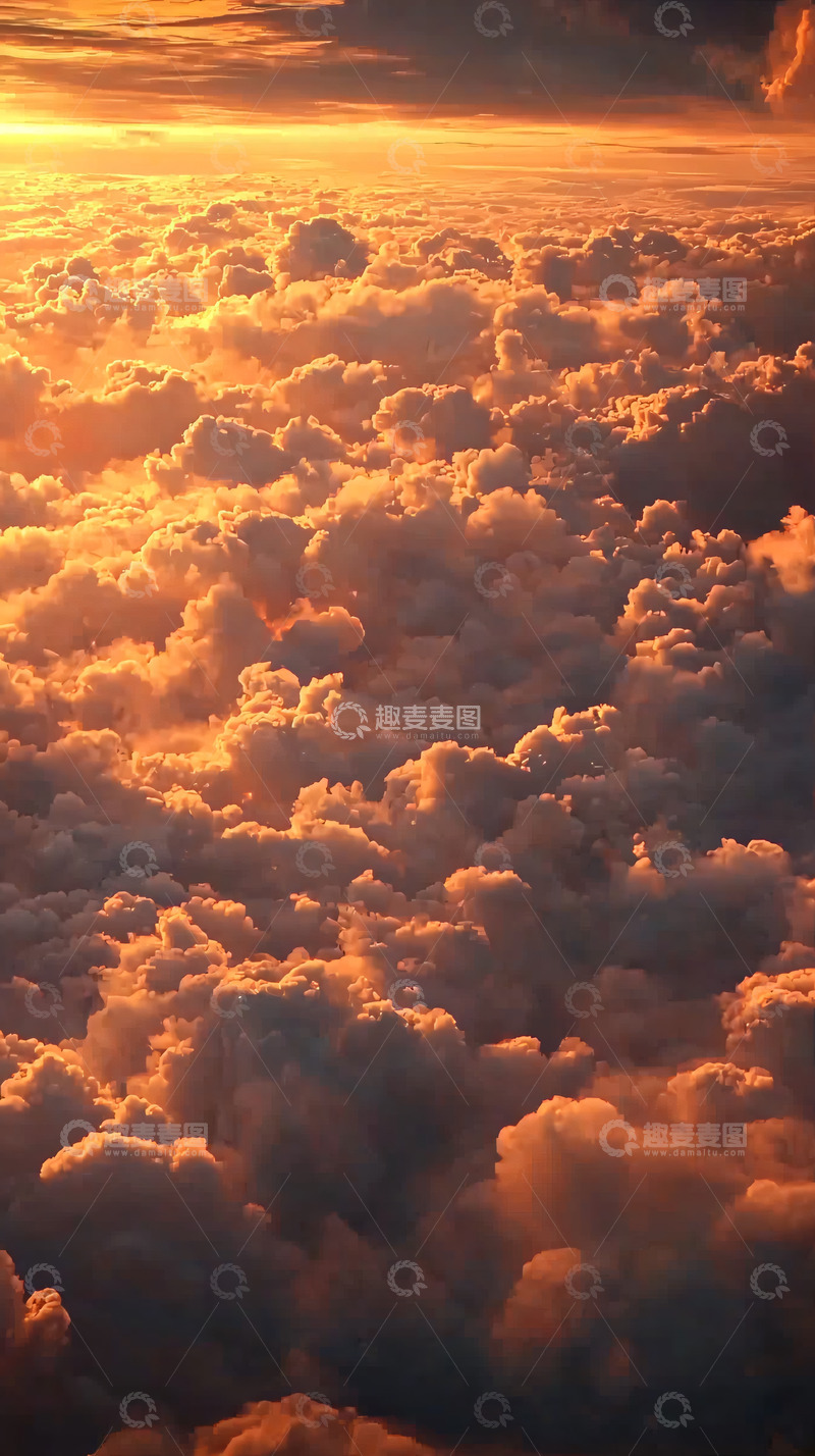 高清大图下载【趣麦麦图】云海日落