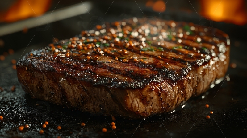 高清大图下载【趣麦麦图】高清摄影西餐烤肉牛排特写19