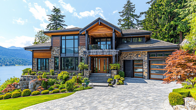 高清大图下载【趣麦麦图】豪华现代别墅