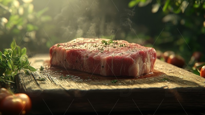 高清大图下载【趣麦麦图】高清摄影西餐烤肉牛排特写2