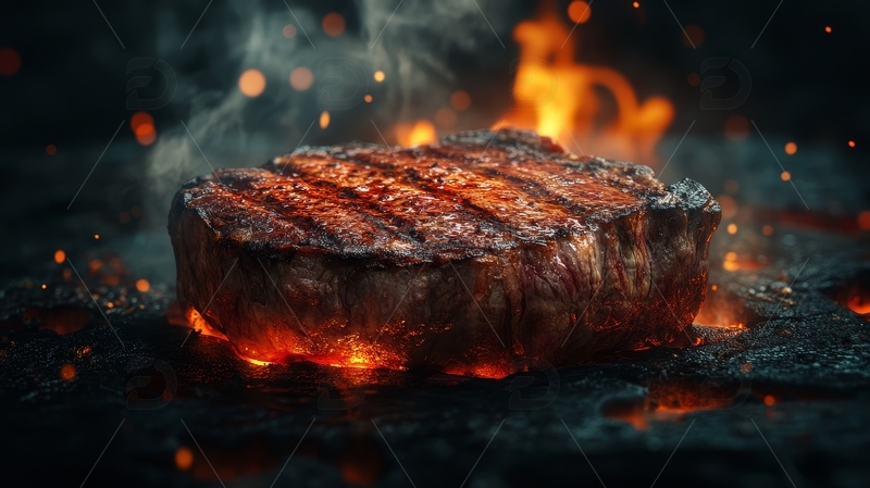 高清大图下载【趣麦麦图】高清摄影西餐烤肉牛排特写16