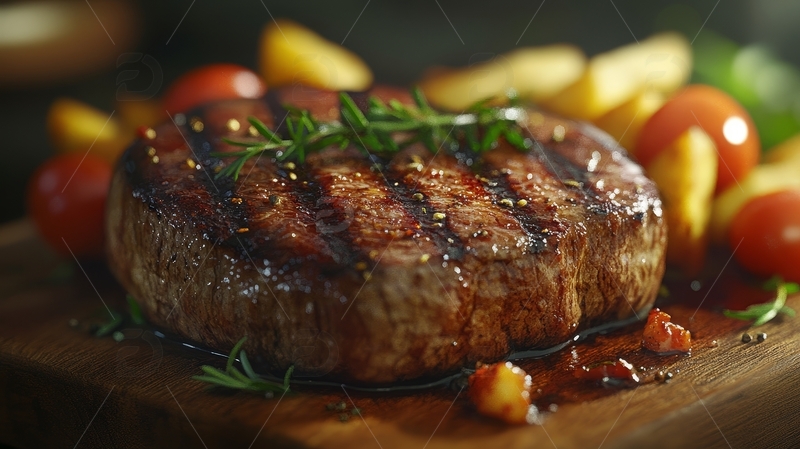 高清大图下载【趣麦麦图】高清摄影西餐烤肉牛排特写15