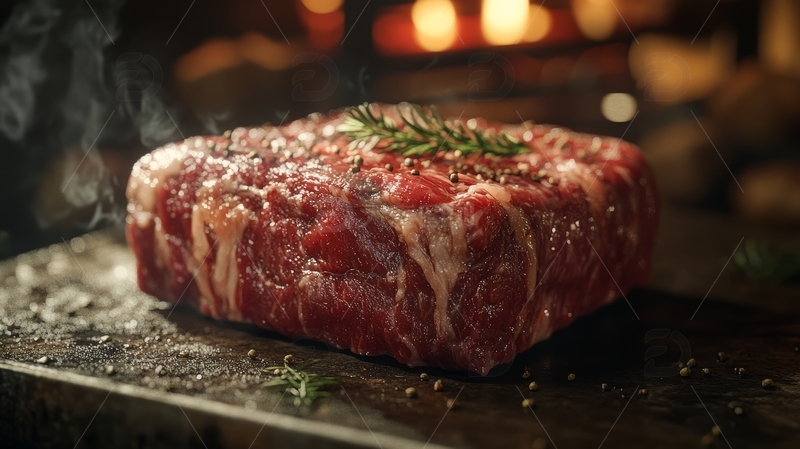 高清大图下载【趣麦麦图】高清摄影西餐烤肉牛排特写7