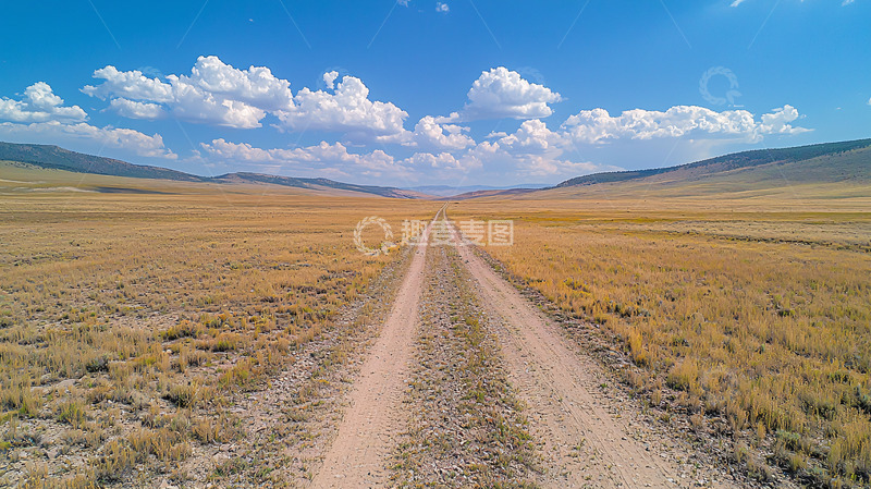 高清大图下载【趣麦麦图】草原公路