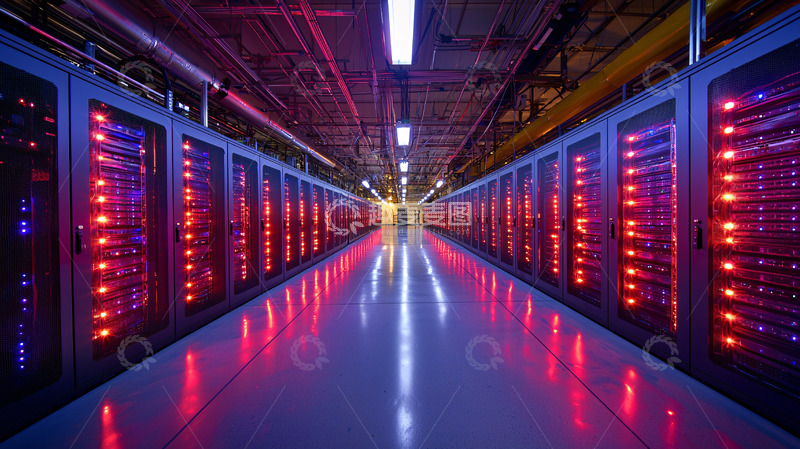 高清大图下载【趣麦麦图】数据中心走廊