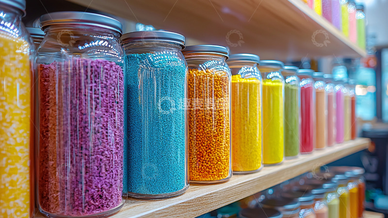 高清大图下载【趣麦麦图】彩色玻璃瓶