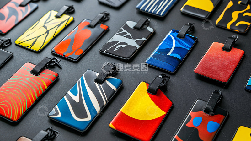 高清大图下载【趣麦麦图】彩色标签