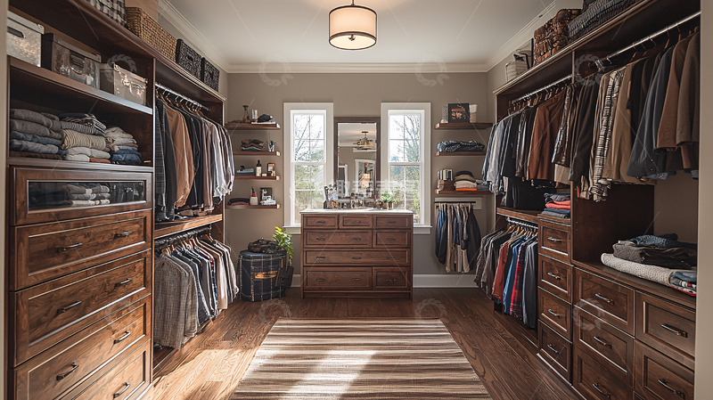 高清大图下载【趣麦麦图】步入式衣帽间