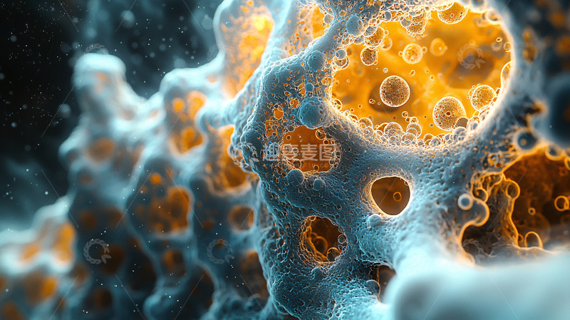 高清大图下载【趣麦麦图】抽象细胞结构