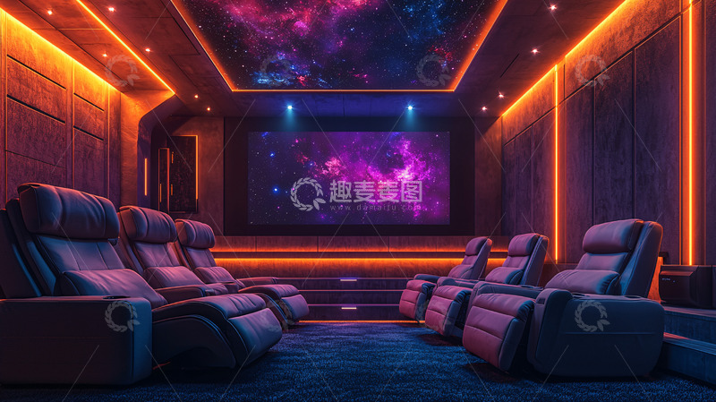 高清大图下载【趣麦麦图】高端家庭影院