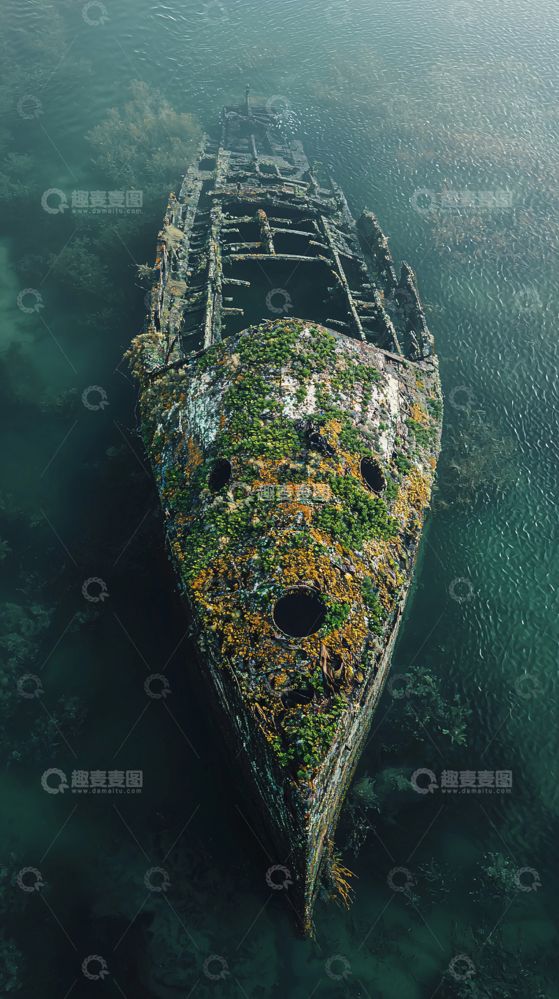 高清大图下载【趣麦麦图】沉船