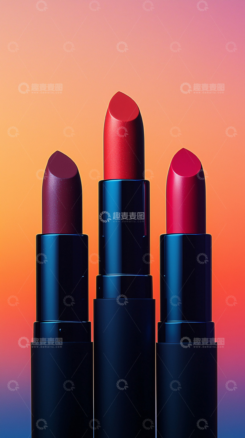 高清大图下载【趣麦麦图】三支口红
