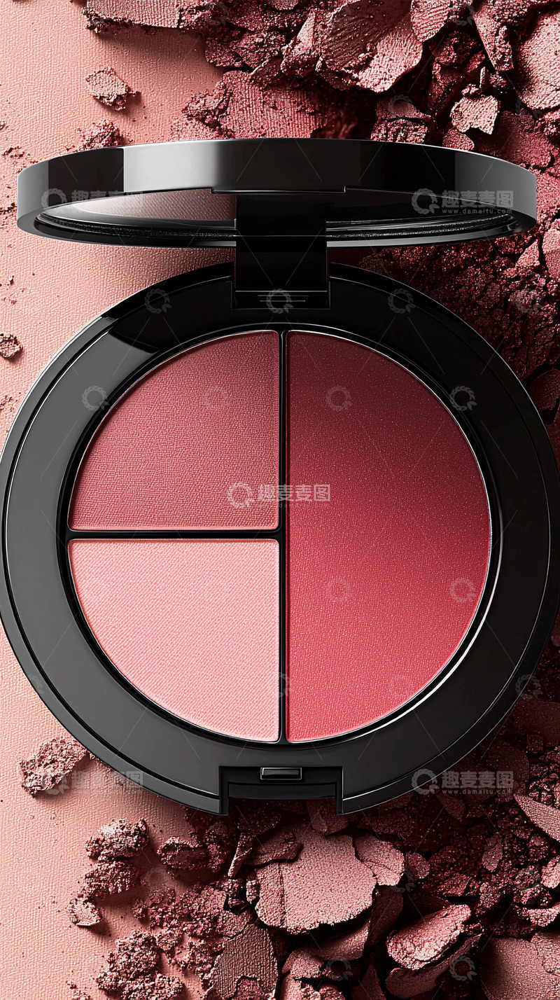 高清大图下载【趣麦麦图】腮红三色拼盘