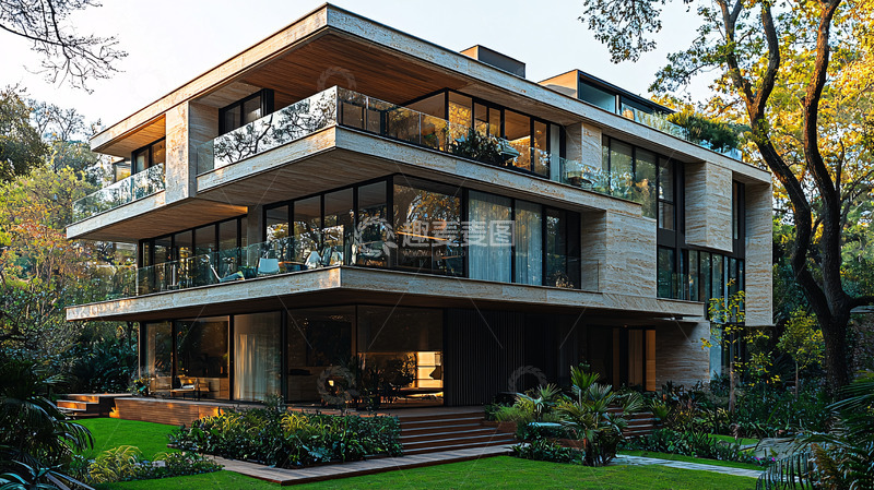高清大图下载【趣麦麦图】现代风格别墅