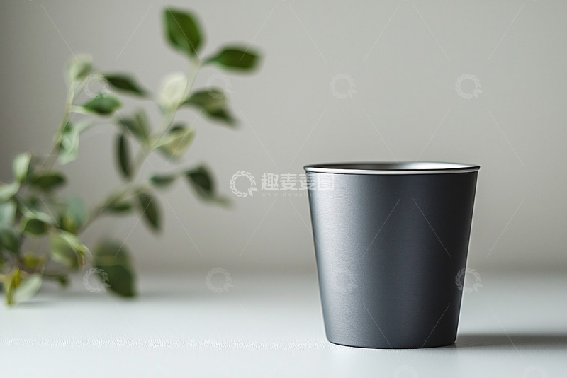 高清大图下载【趣麦麦图】简约风格不锈钢杯
