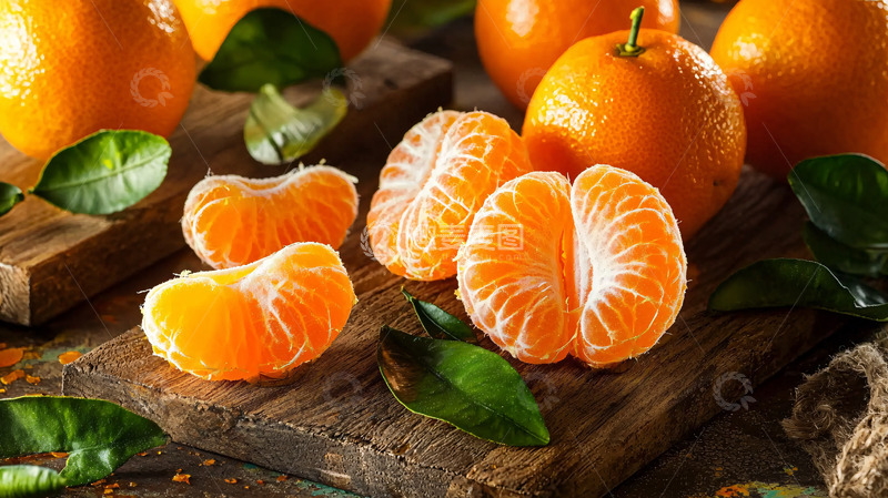 高清大图下载【趣麦麦图】新鲜柑橘水果特写