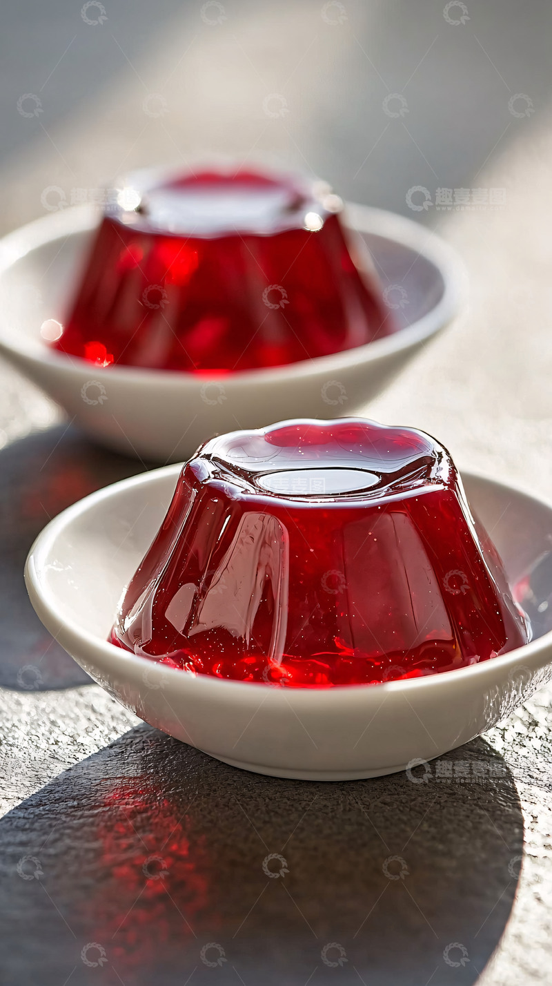 高清大图下载【趣麦麦图】红宝石般的果冻