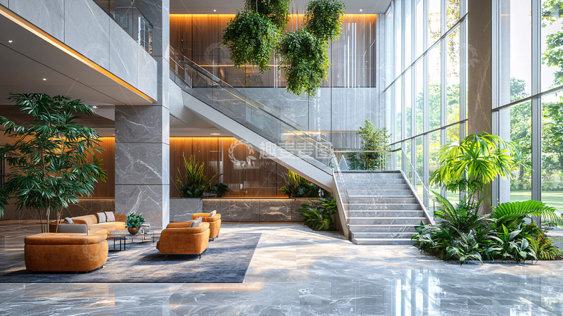 高清大图下载【趣麦麦图】现代化大堂室内设计