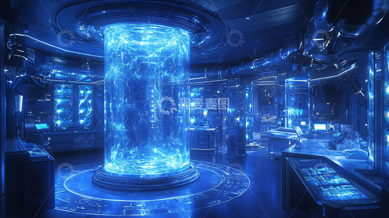 高清大图下载【趣麦麦图】未来科技实验室
