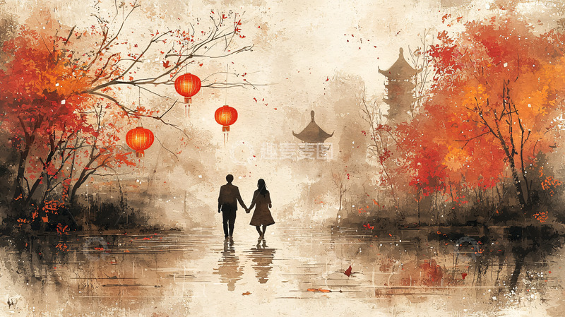 高清大图下载【趣麦麦图】水墨画