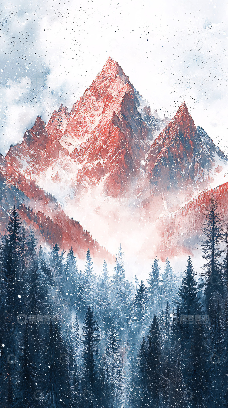 高清大图下载【趣麦麦图】雪山