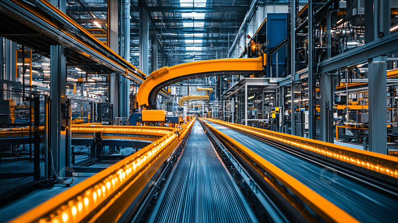 高清大图下载【趣麦麦图】工业自动化生产线1