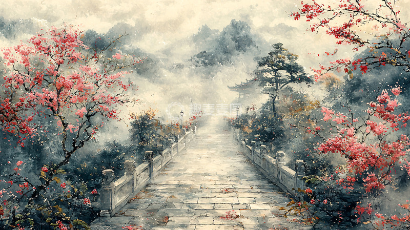 高清大图下载【趣麦麦图】水墨画