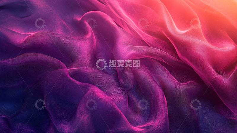 高清大图下载【趣麦麦图】梦幻紫红色烟雾流动