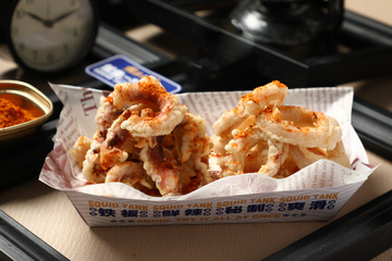 香炸鱿鱼摄影图1