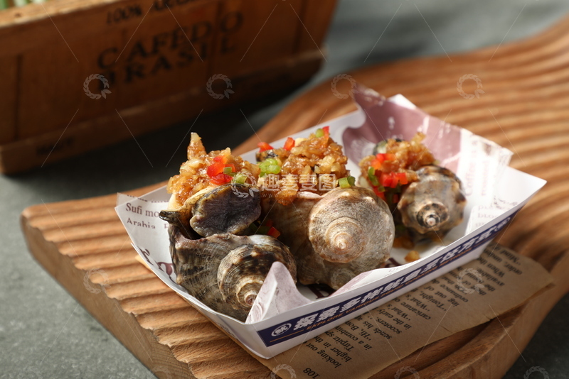 高清大图下载【趣麦麦图】烤海螺摄影图