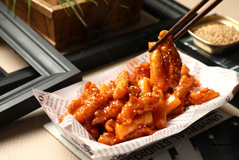 高清大图下载【趣麦麦图】韩式年糕鱼条