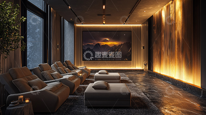 高清大图下载【趣麦麦图】高端私人影院