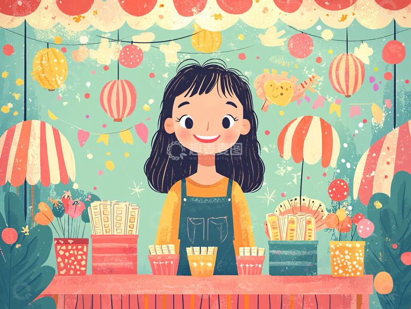 高清大图下载【趣麦麦图】女孩