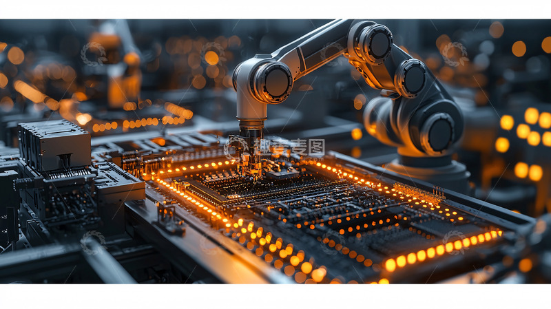 高清大图下载【趣麦麦图】未来科技感电路板