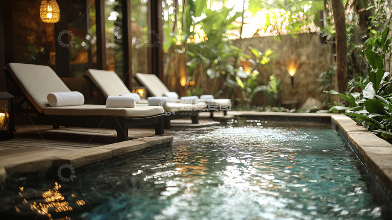 高清大图下载【趣麦麦图】私家泳池