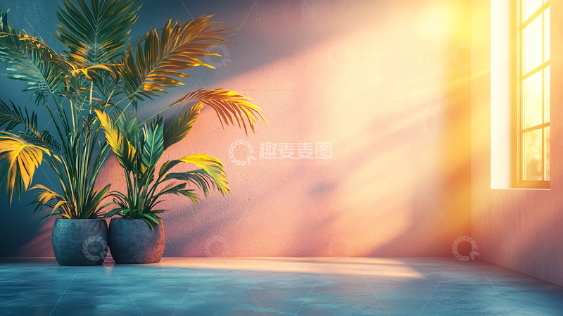 高清大图下载【趣麦麦图】室内植物盆栽