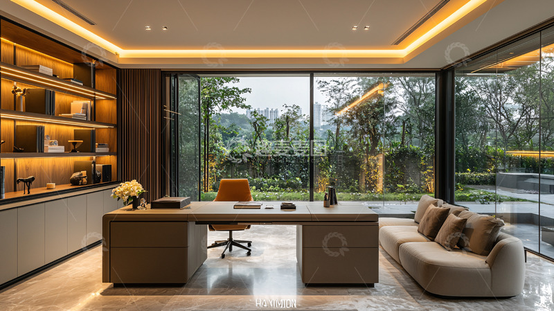 高清大图下载【趣麦麦图】现代简约办公室