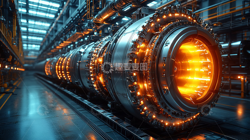 高清大图下载【趣麦麦图】工厂内部大型机器