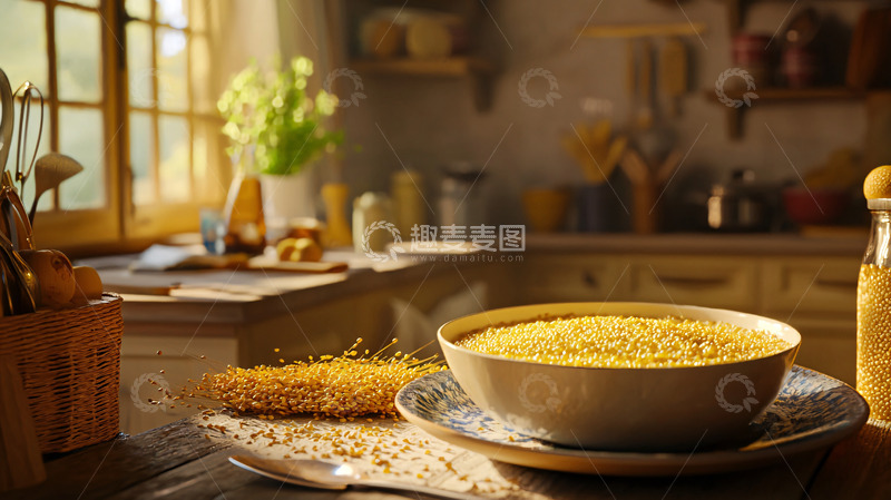 高清大图下载【趣麦麦图】乡村厨房